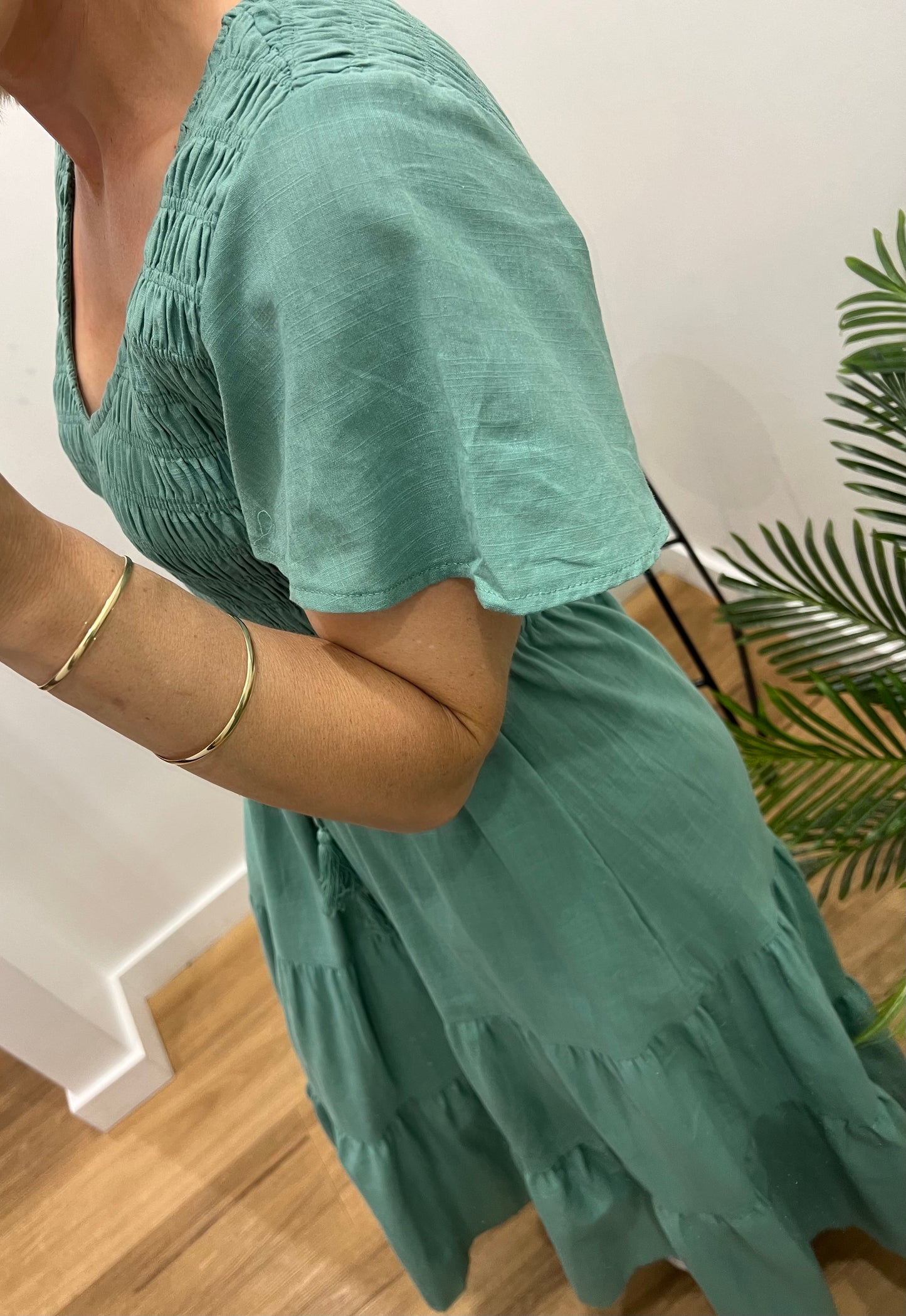 Carla Midi Dress - Sage