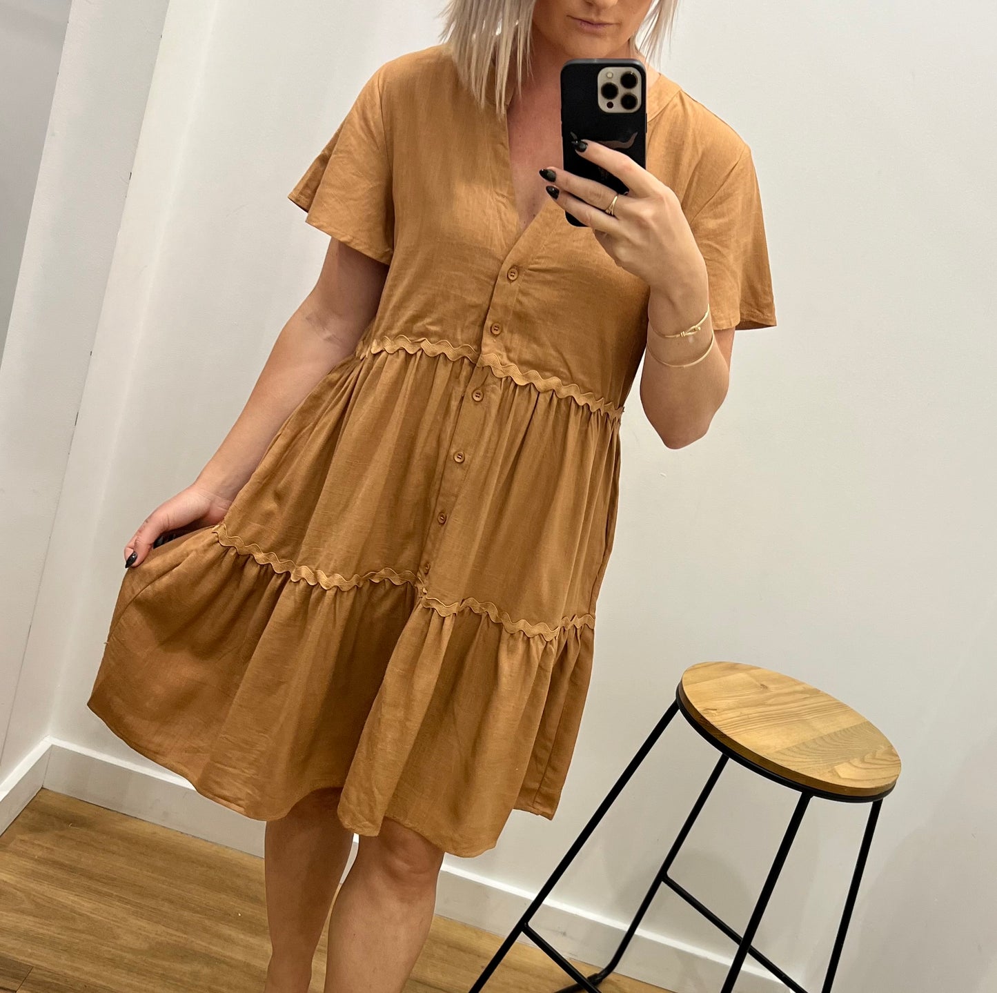 Valla dress - Tan