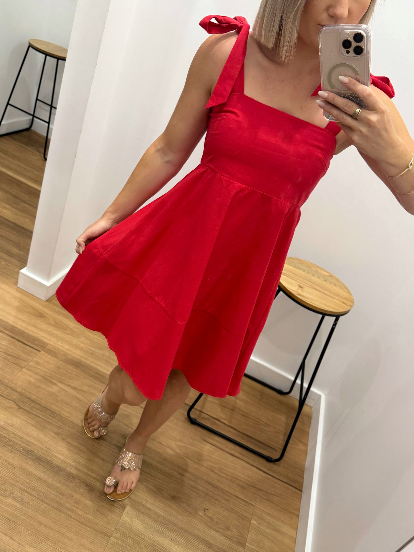 Berri Dress - red