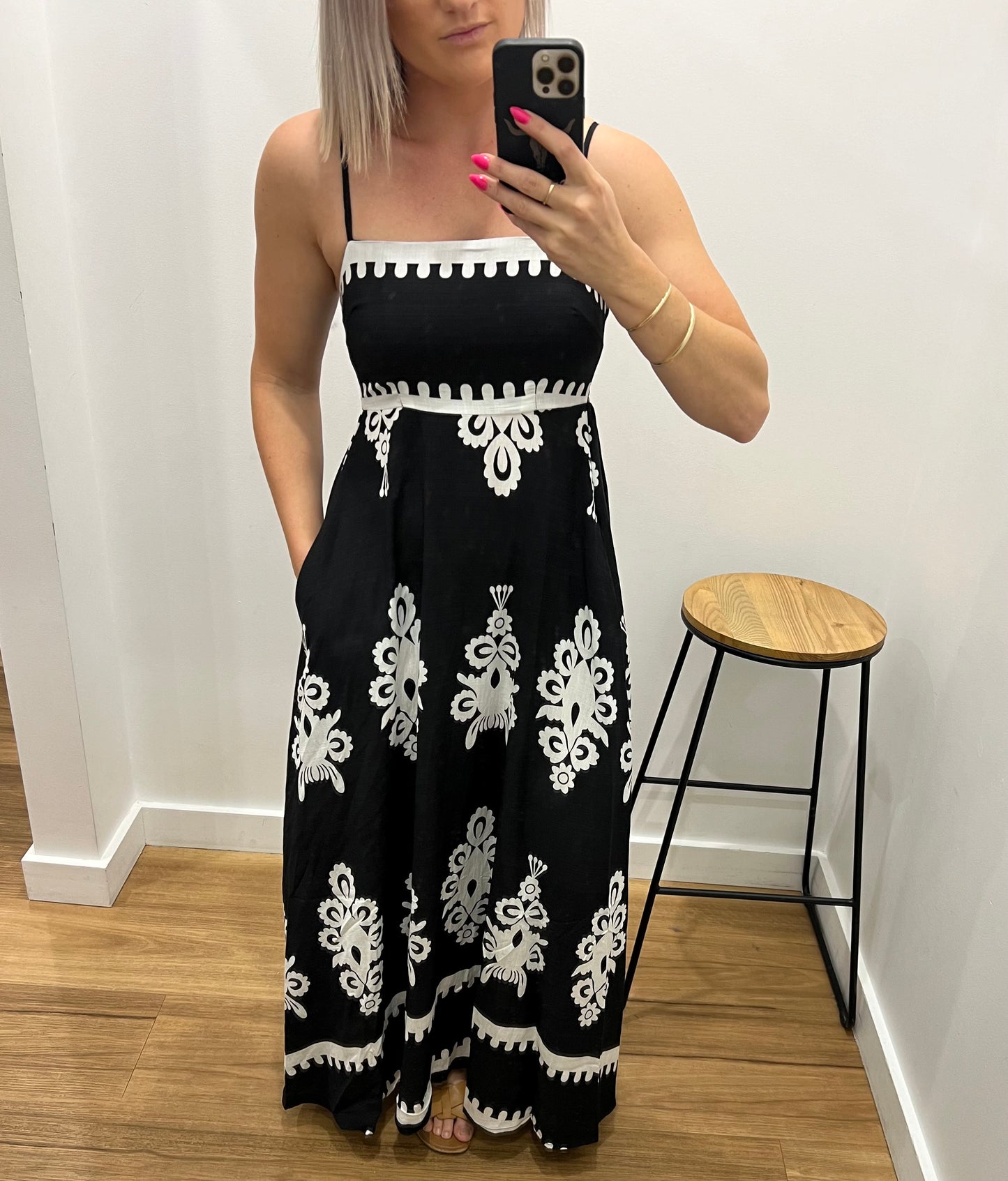 Manly Maxi Dress - Black