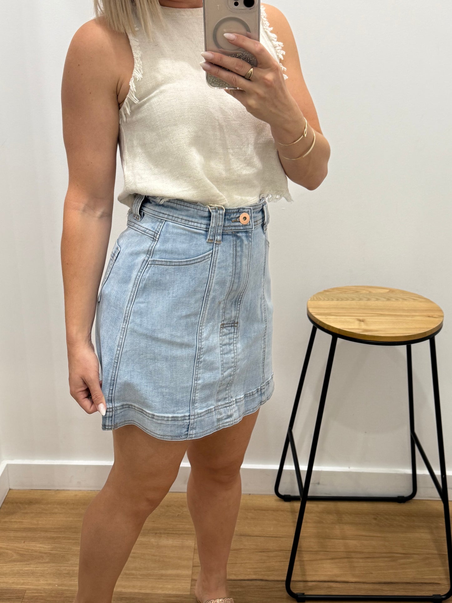 Ivy Denim Skirt