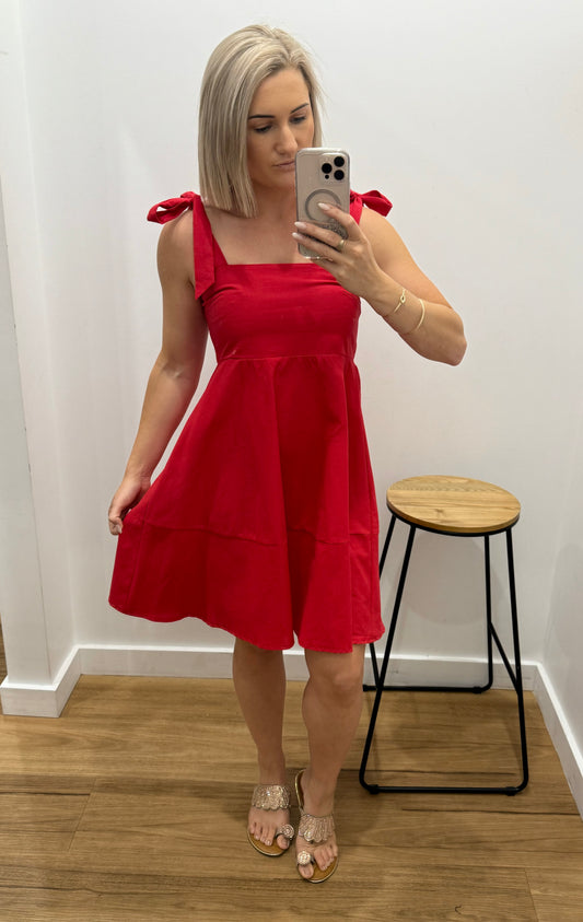 Berri Dress - red