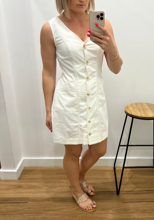 Denver Dress - White