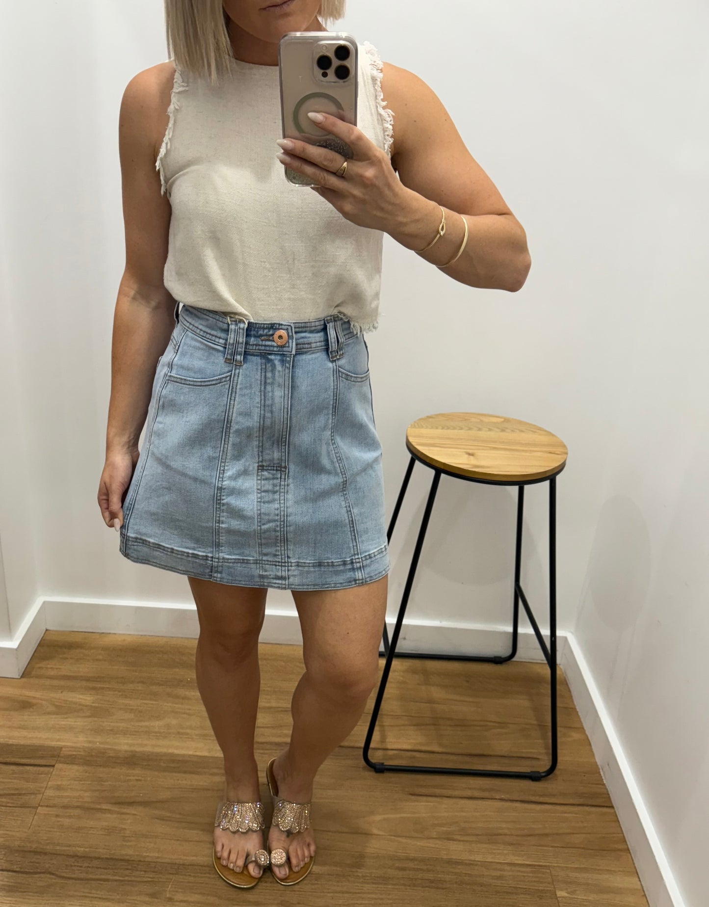 Ivy Denim Skirt