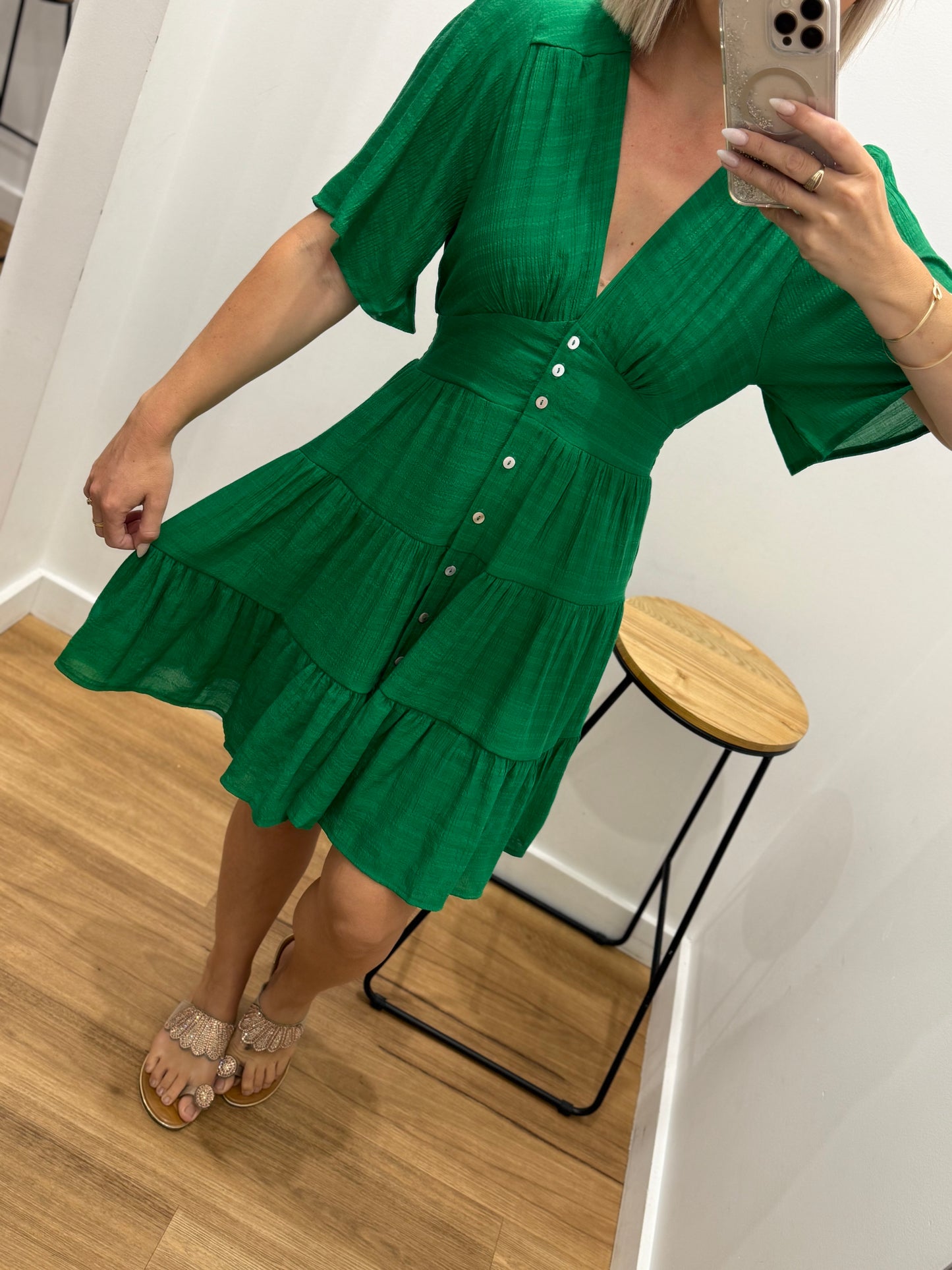 Connie Dress - Green