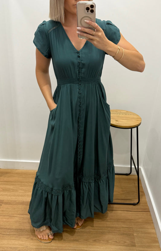 Dazie Maxi Dress -  Emerald