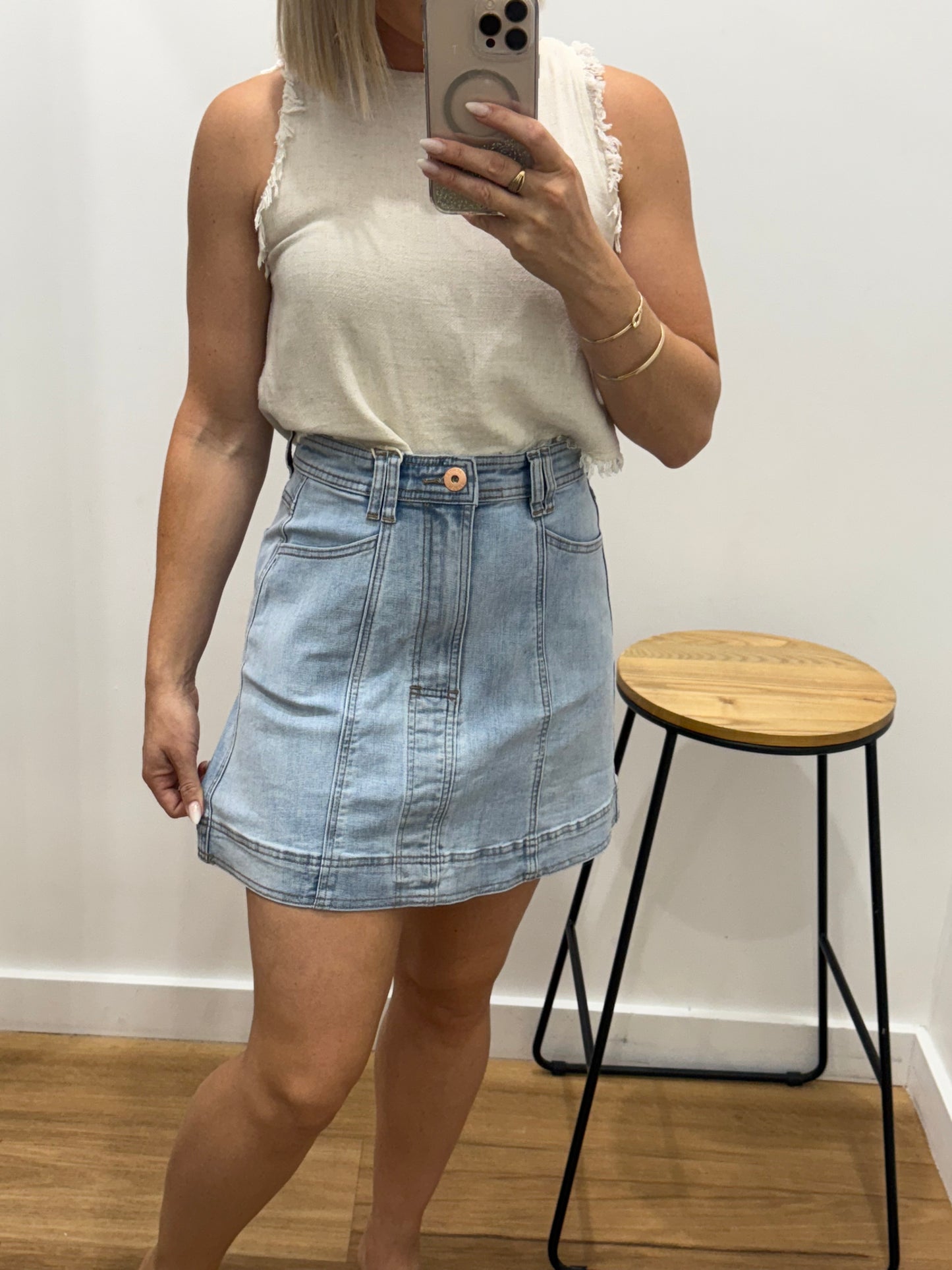 Ivy Denim Skirt