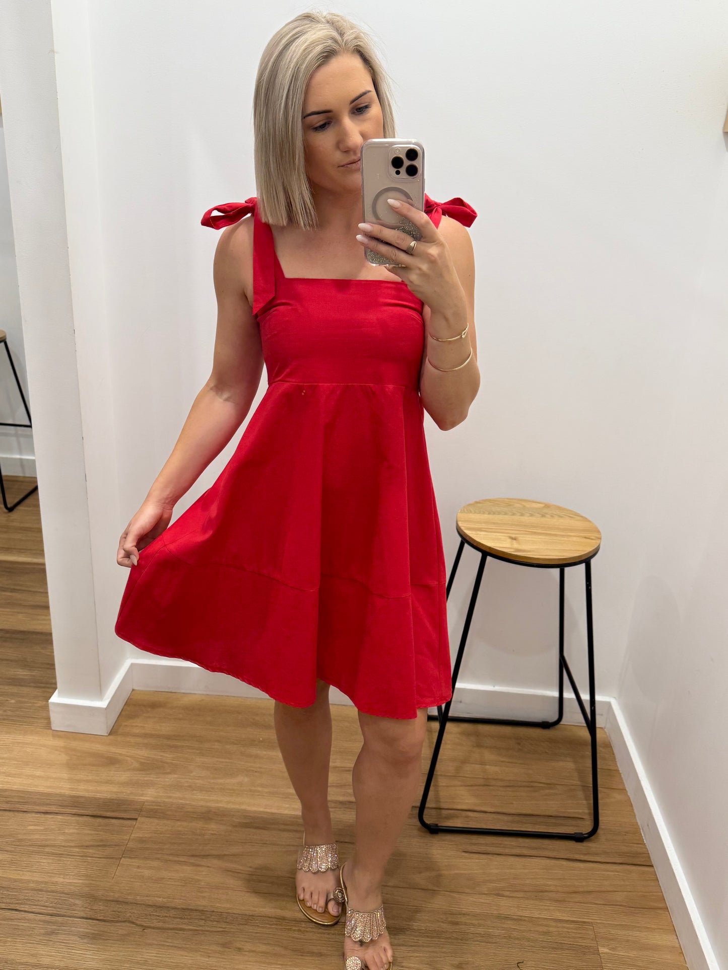 Berri Dress - red