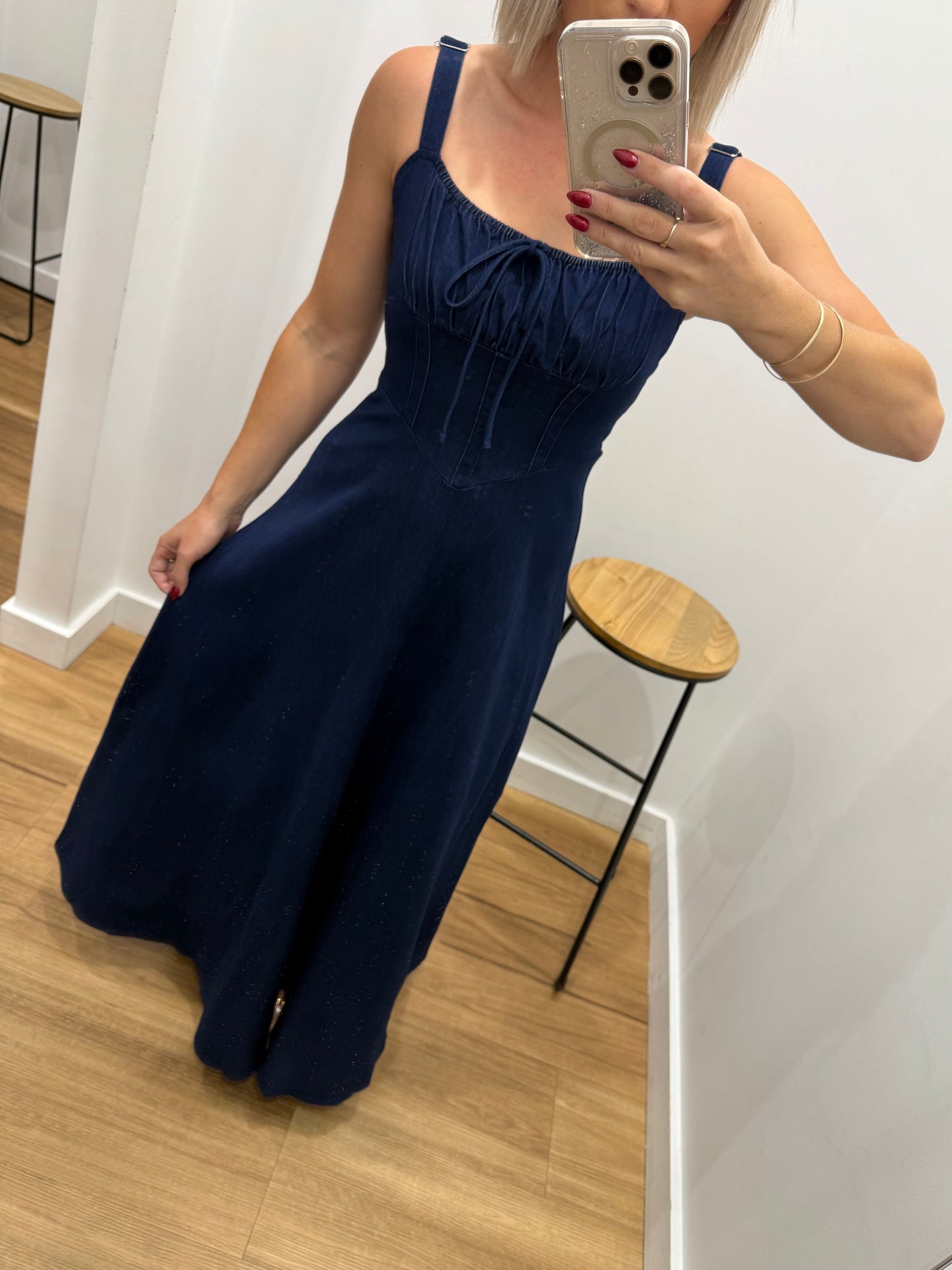 Blaine Denim Maxi