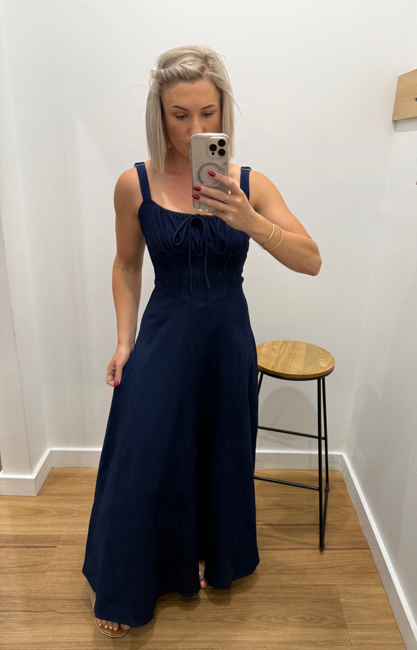 Blaine Denim Maxi