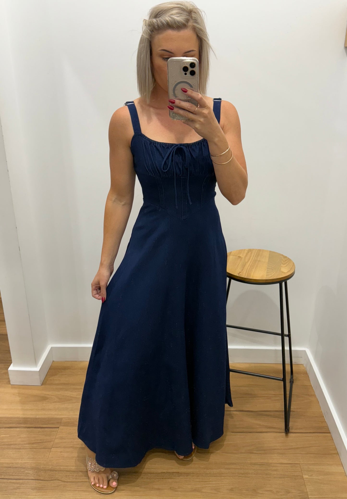 Blaine Denim Maxi